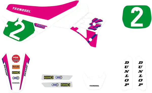 Graphics Kit Green, Pink, White Noutate