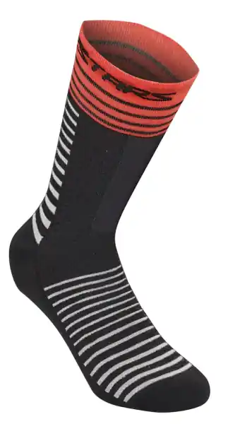 Sosete MTB Alpinestars Drop 19 Negru/Roșu aprins, mărime L Cumpără online