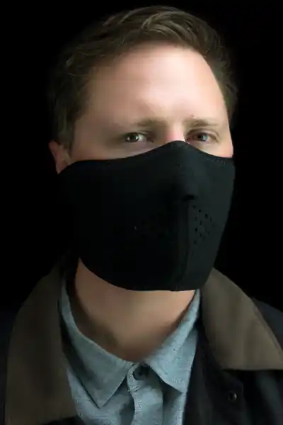 Premium Neoprene Half Mask Black