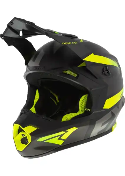 Chilipir Casca Snowmobil FXR Blade Force Black/Charcoal/Hi Vis M
