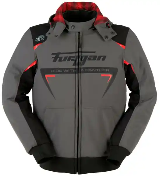Noutate Geaca Textila Furygan 6416-923 Sektor Roadster Dark Grey-Black-Red XXXXL