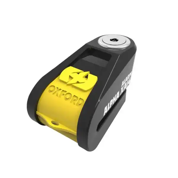 Vezi acum Alpha Oxford Xa14 Alarm Stainless Disk Lock (14mm Pin) Black& Yellow Cover