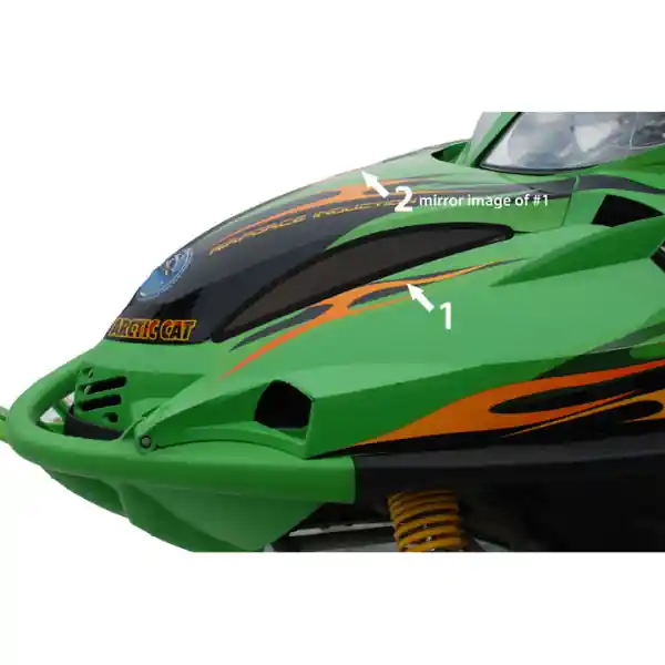 Frogzskin Arctic Cat Firecat/Sabercat External Vent Kit 2003-2006 (2pc) Plată sigură