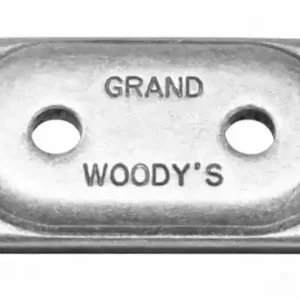 Placă dublă de susținere Woodys, 12 bucăți, Grand Digger, aluminiu Plată securizată