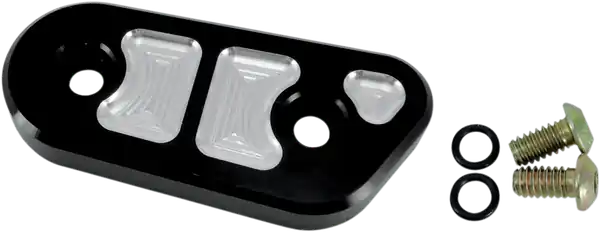 Retur ușor Sportster Inspection Cover Black, Chrome