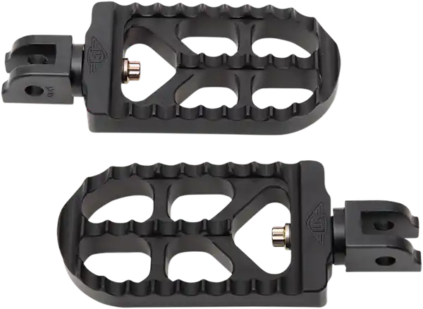 Premium Serrated Foot Pegs Black