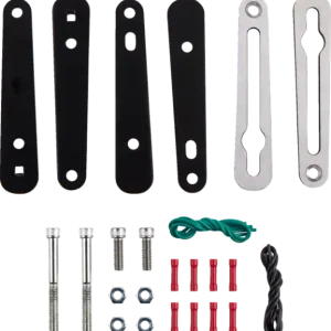 Turn Signal Relocation Kits Black Plată securizată