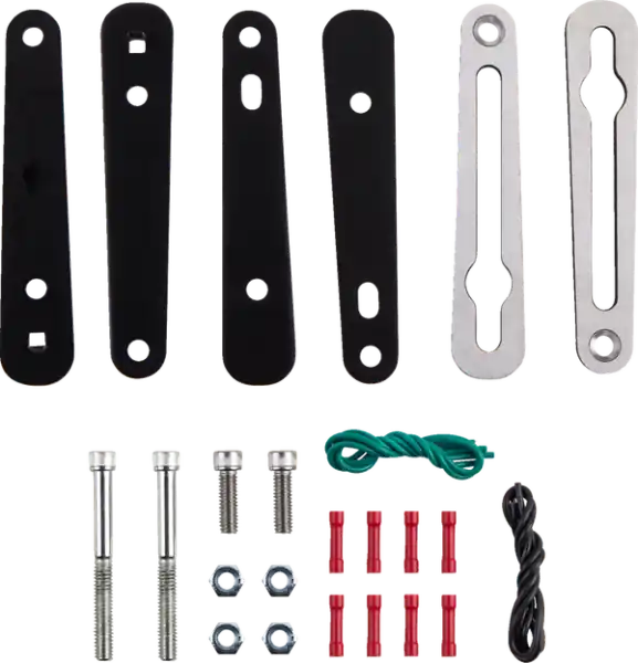 Turn Signal Relocation Kits Black Plată securizată
