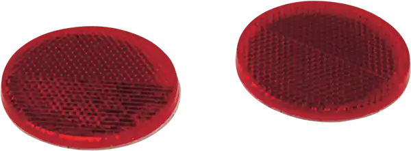 Bestseller Round Saddlebag Reflectors Red