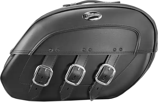 Rigid-mount Universal Drifter Slant Saddlebags Black Mai ieftin