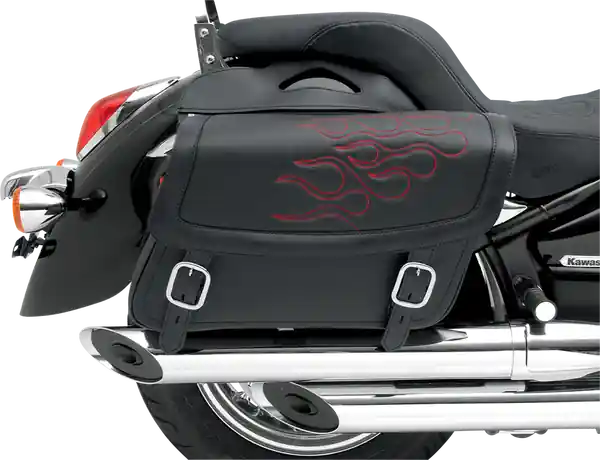 Highwayman Tattoo Saddlebags Red, Black Jumbo Ultima șansă
