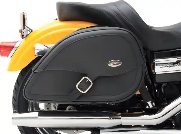 Livrare rapidă Rigid-mount Specific Fit Teardrop Saddlebags Black