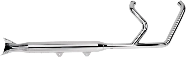 2-into-1 Internal Disc Exhaust System Chrome Bestseller