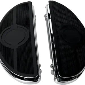 Vintage Half-moon Style Floorboards Black Preț promoțional