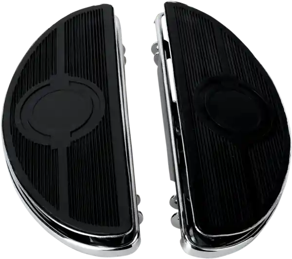 Vintage Half-moon Style Floorboards Black Preț promoțional