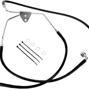 Stainless Steel Brake Line Kit Black Promoție