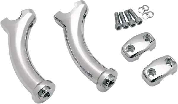 Cel mai bun preț 5-1/2(r) Deuce Style Handlebar Riser Silver