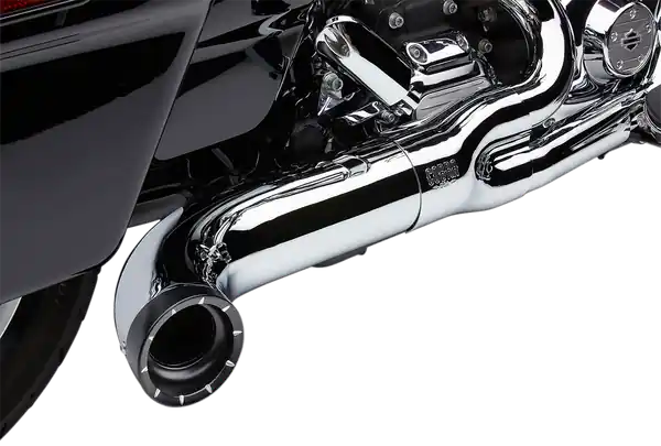Cel mai vândut Turn Out 2-into-1 Exhaust System Chrome