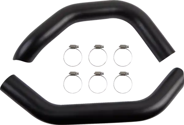 Heatshields Black, Powder-coated Ofertă exclusivă
