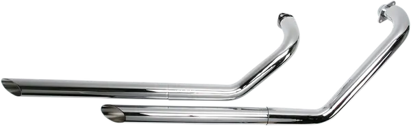 Classic Slashcut Exhaust System Chrome Reducere extra