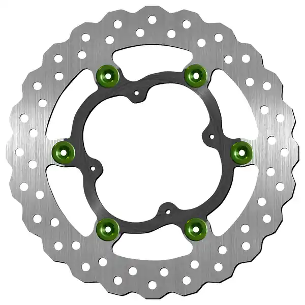 Reducere Brake Rotor Round Black, Green, Silver