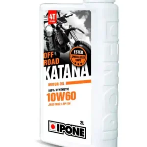 Ulei Motor 4T Ipone Katana Off-Road 10W60 100% Sintetic 2L Cel mai vândut